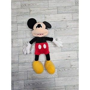 Disney 14" Mickey Mouse Plush Stuffed Animal EUC